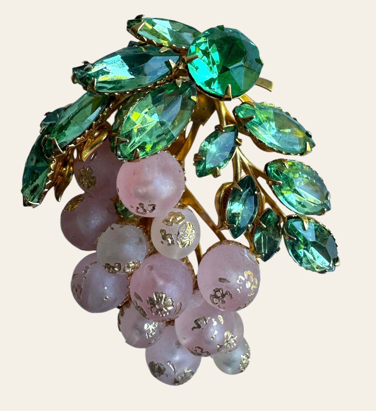 Raisins Brooch