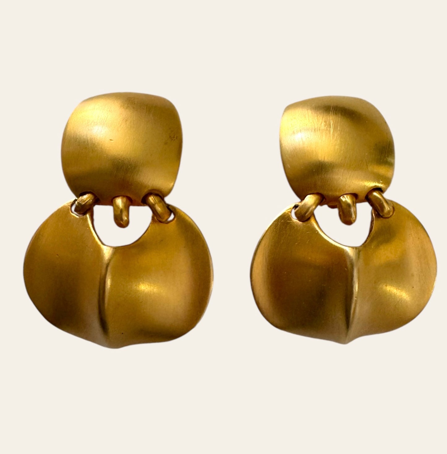 Large Clara Kasavina Clip On Earrings