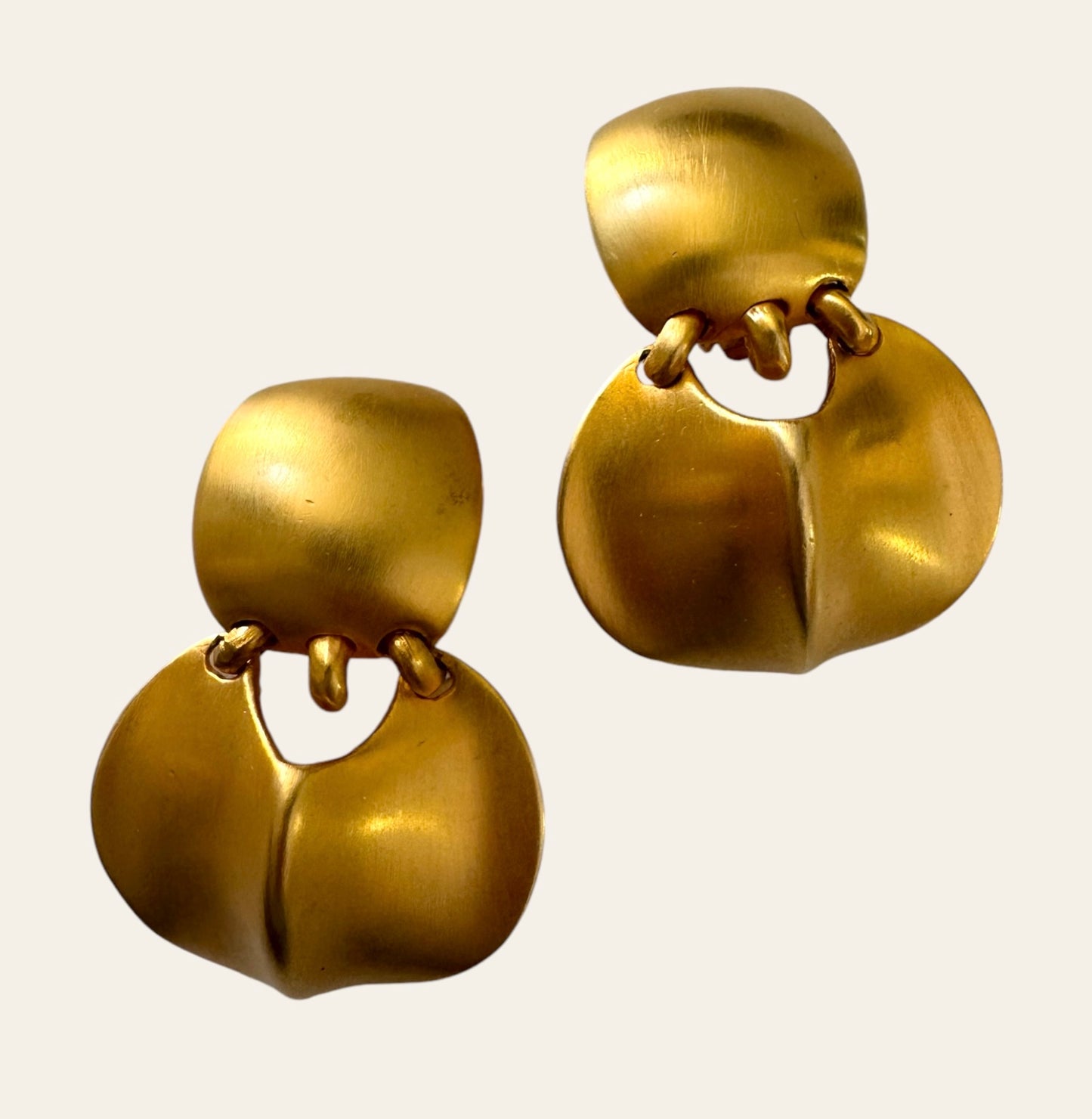 Large Clara Kasavina Clip On Earrings