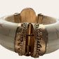 Chunky Hinged Bone Bangles