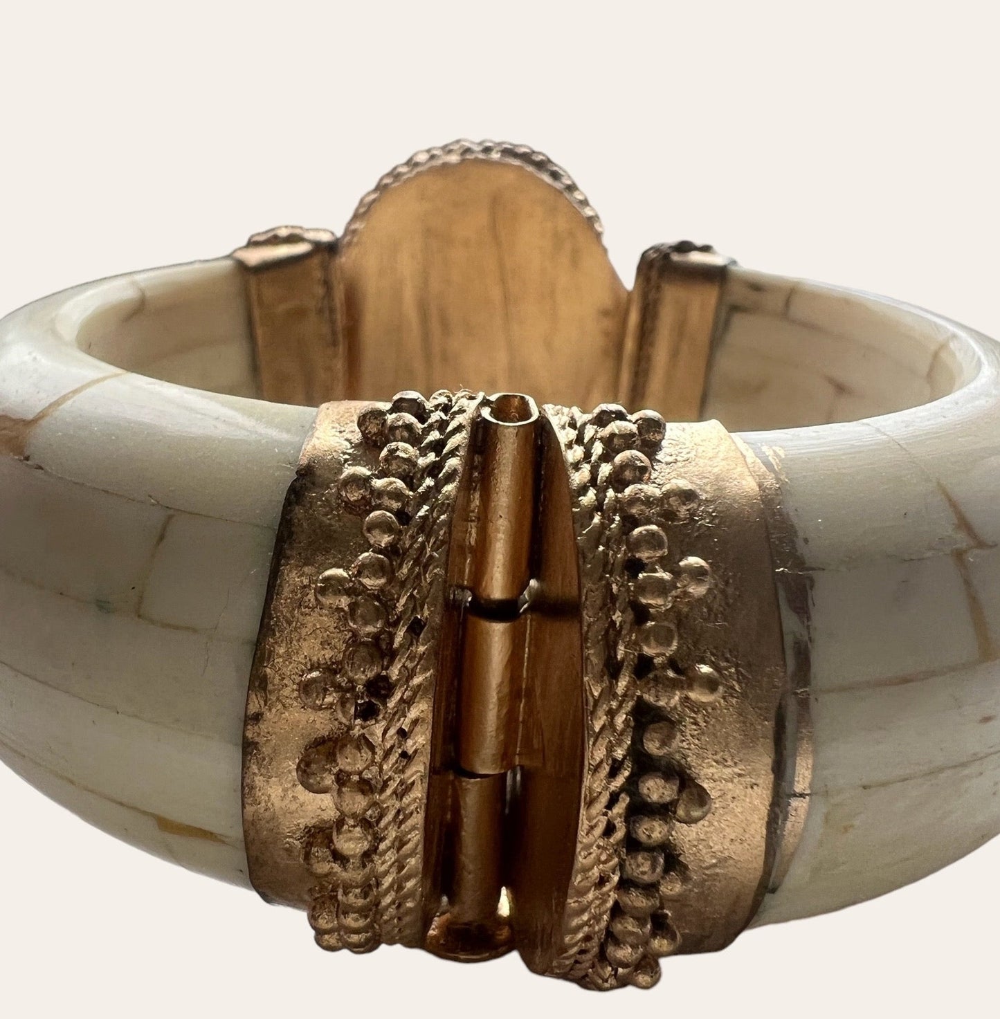 Chunky Hinged Bone Bangles