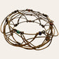 Interesting Geometrical Wire Bangle With Beads