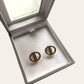 Christian Dior Petite Logo Earrings With Original Box