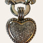 Silver Tone Heart Set