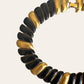 Monet Gold Tone & Black Swirl Collar