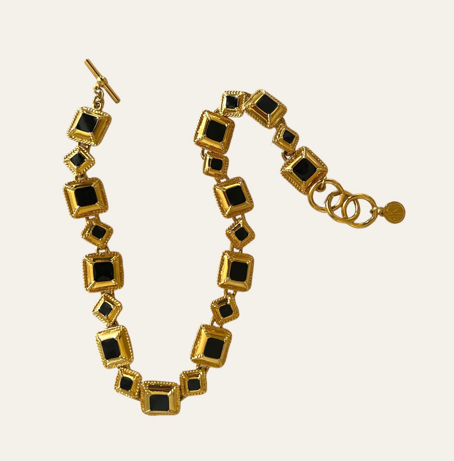 Anne Klein Square Link Necklace