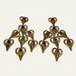 Long Chandelier Clip On Earrings