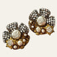 1950's Miriam Haskell Flower Earrings