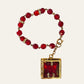 1960's Freirich Ruby Red Crystal Bracelet