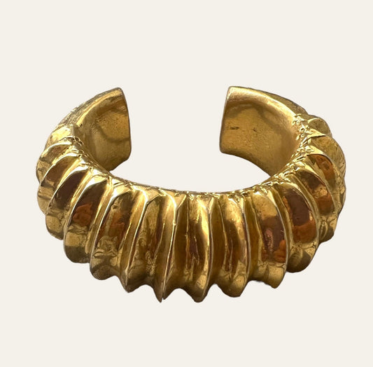 1990's Gold Tone Ethnic Bracelet