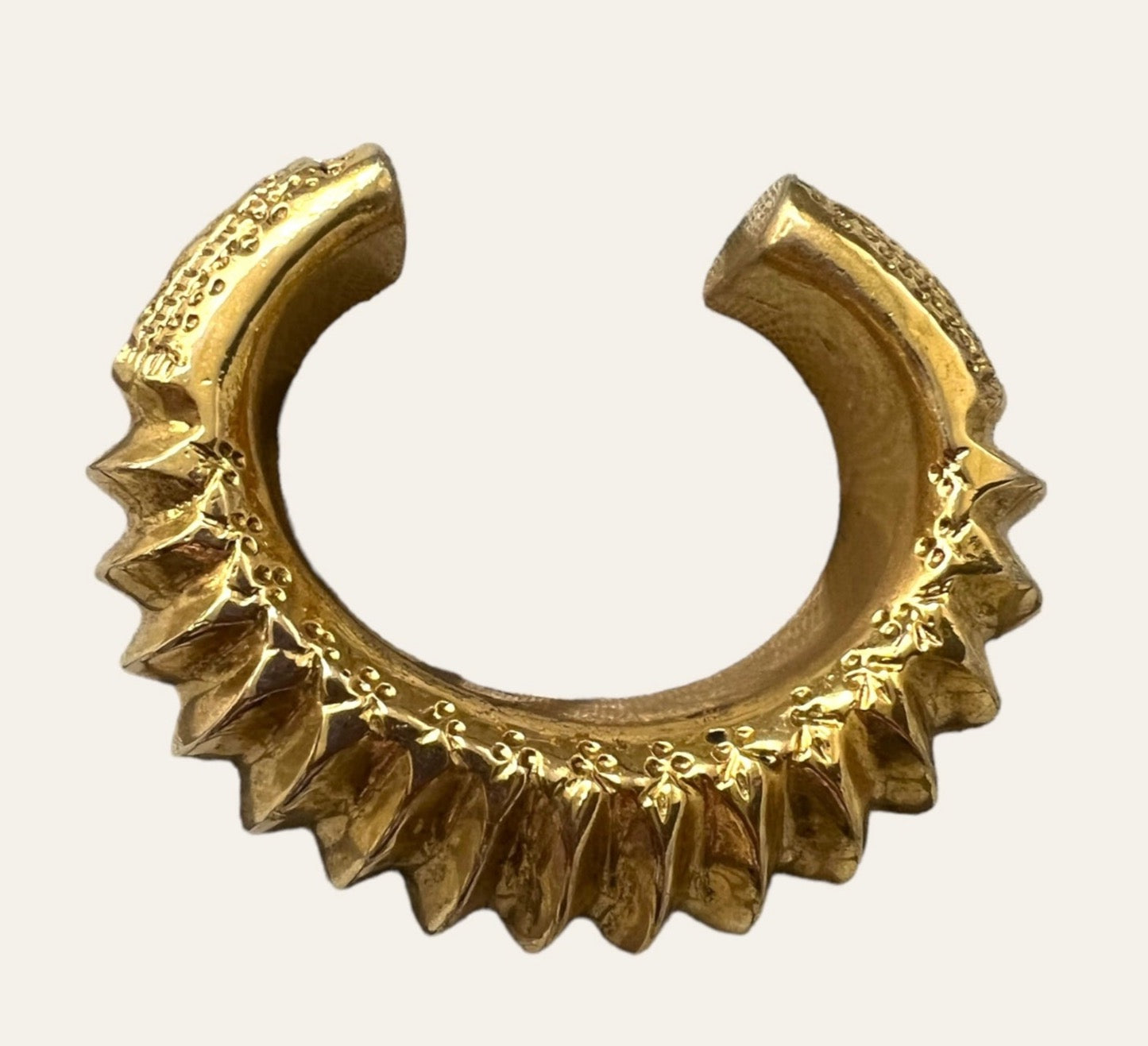 1990's Gold Tone Ethnic Bracelet