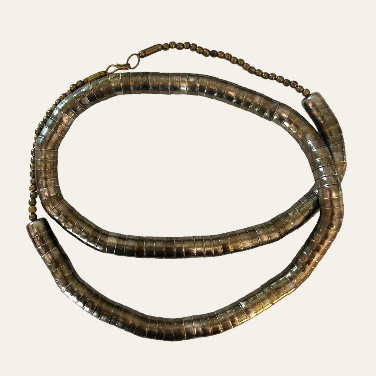 1960's Modernist Snake Coil Necklace