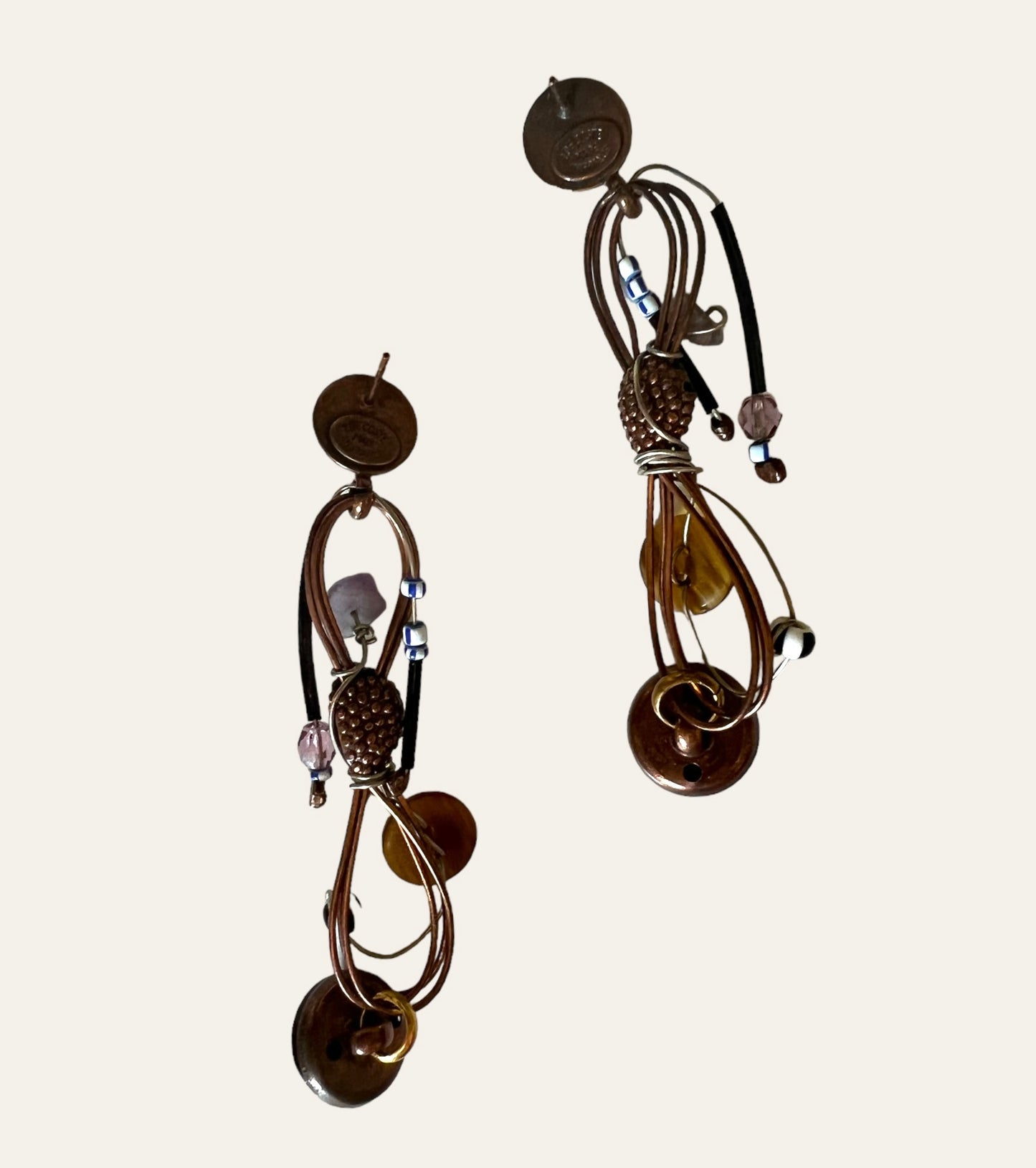 1990's Zoe Coste Wired Earrings