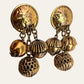 1990's Reminiscence Bauble Earrings