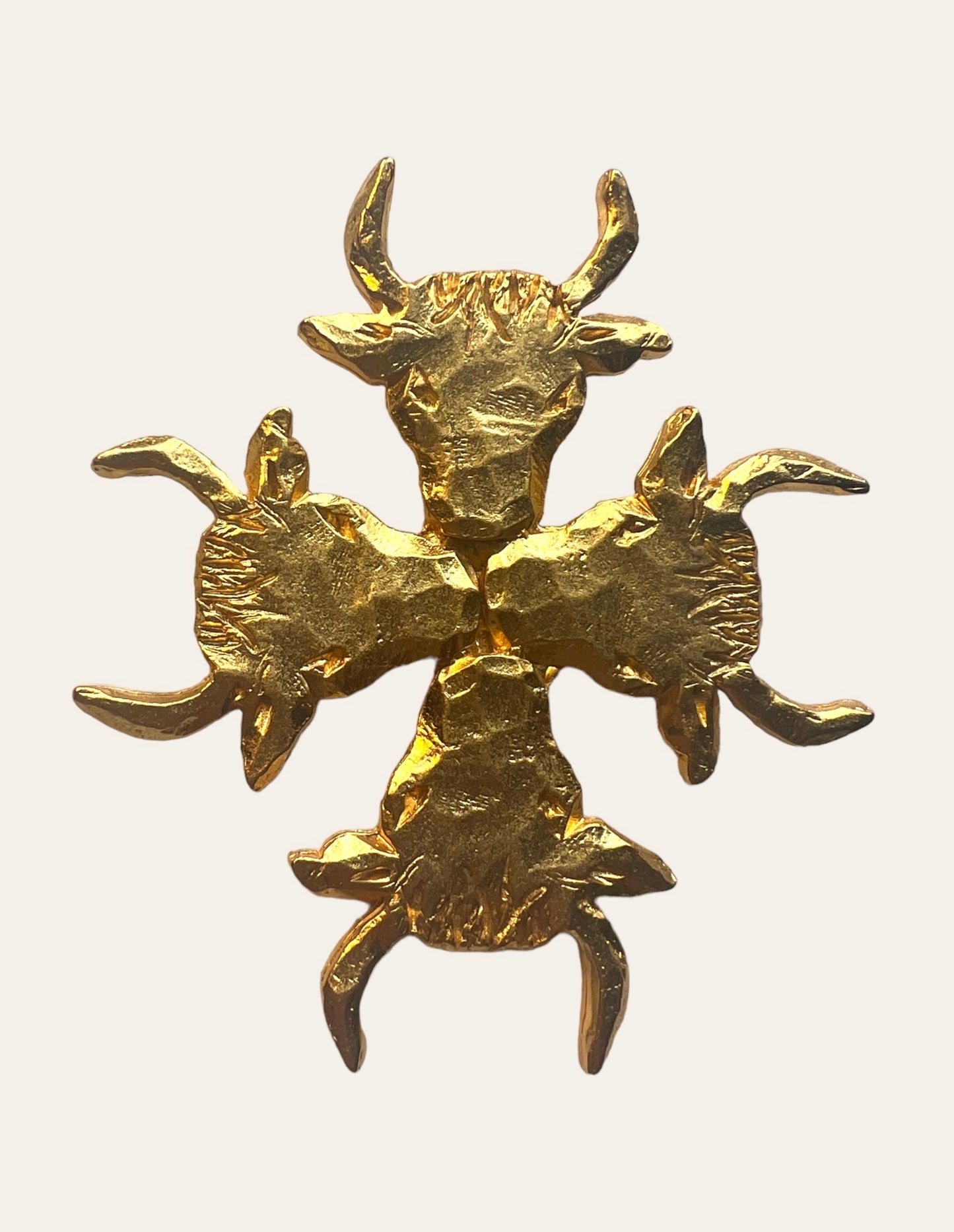 1990's SOULEIADO Bulls Pendant