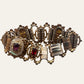 Mid Century Victorian Revival Jewelled Bracelet