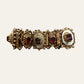 Mid Century Victorian Revival Jewelled Bracelet