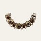 Mid Century Victorian Revival Jewelled Bracelet