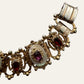 Mid Century Victorian Revival Jewelled Bracelet