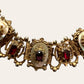 Mid Century Victorian Revival Jewelled Bracelet