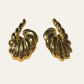 Shrimp Style Climber Clip On Earrings