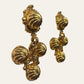 GAS ST TROPEZ Goddess Clip On Earrings