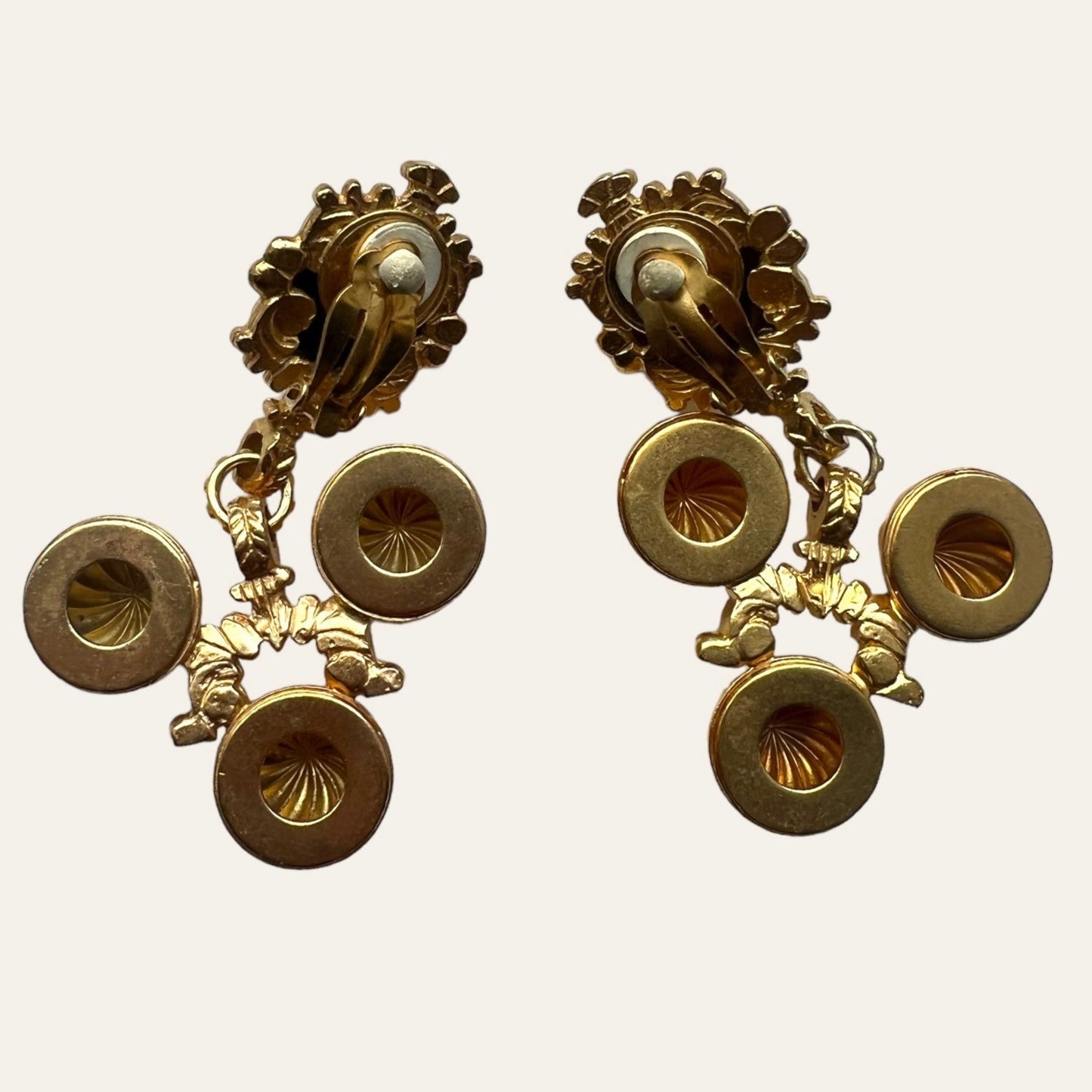 GAS ST TROPEZ Goddess Clip On Earrings