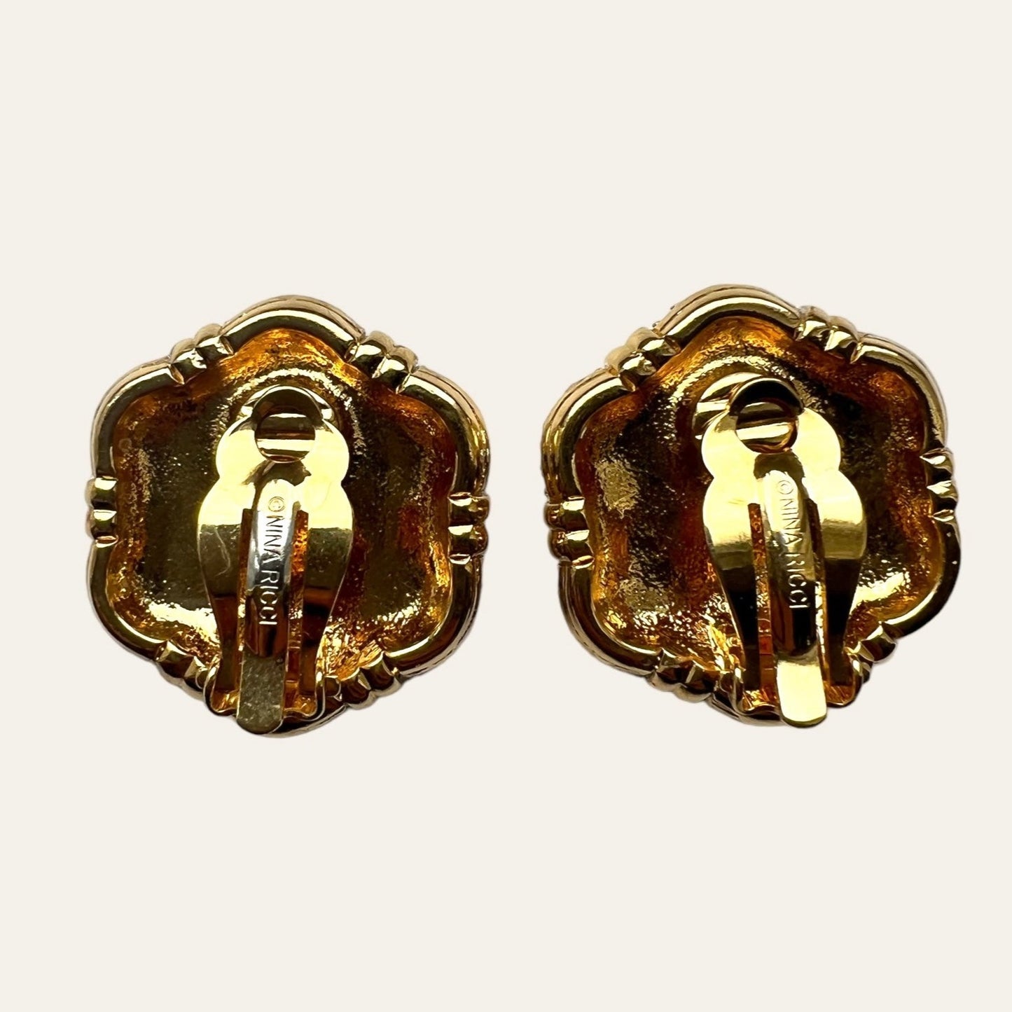 Nina Ricci Brooch Earrings Set