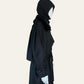 1980's Braemar by Diana Charles Maxi Black Overcoat