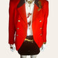 1990's ESCADA MARGARETHA LEY Scarlet Red Blazer