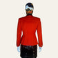 1990's ESCADA MARGARETHA LEY Scarlet Red Blazer