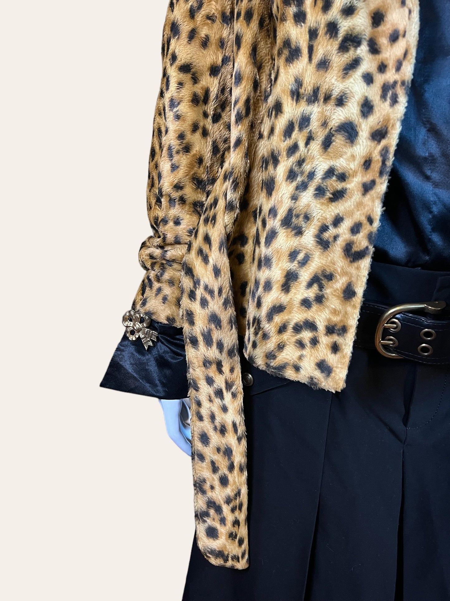 2000's Milly Of New York Leopard Print Jacket