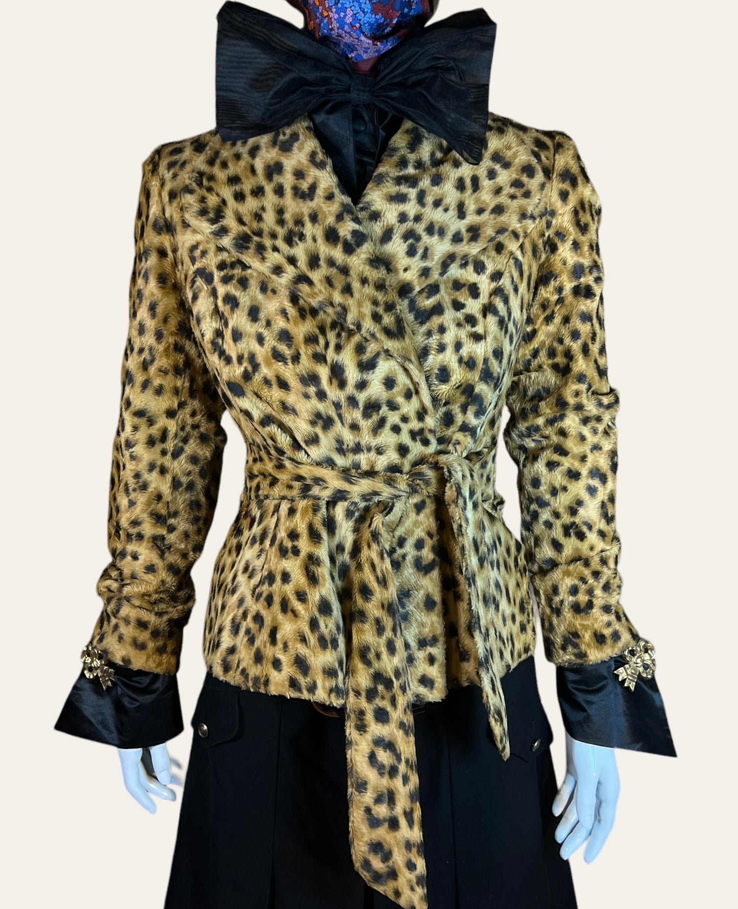 2000's Milly Of New York Leopard Print Jacket