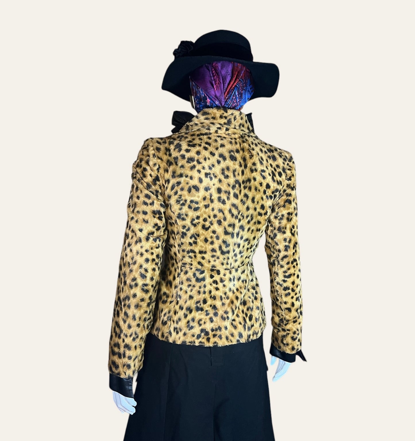 2000's Milly Of New York Leopard Print Jacket