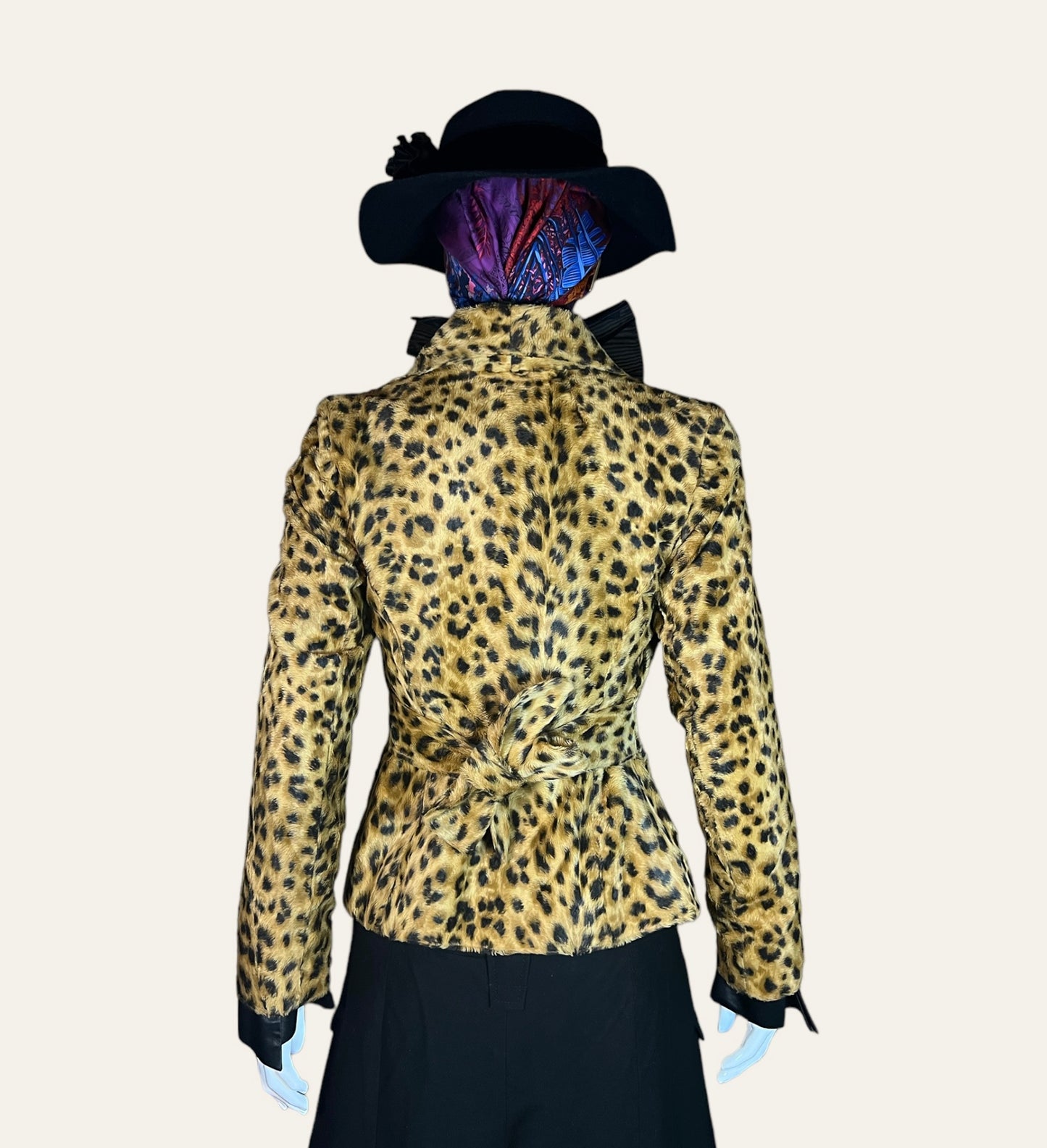 2000's Milly Of New York Leopard Print Jacket