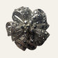 1980's Crystal Flower Brooch