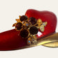 Vintage Red Hat and Shoe Brooches