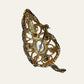 Moushe Shaped Faux Pearl Brooch