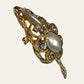 Moushe Shaped Faux Pearl Brooch