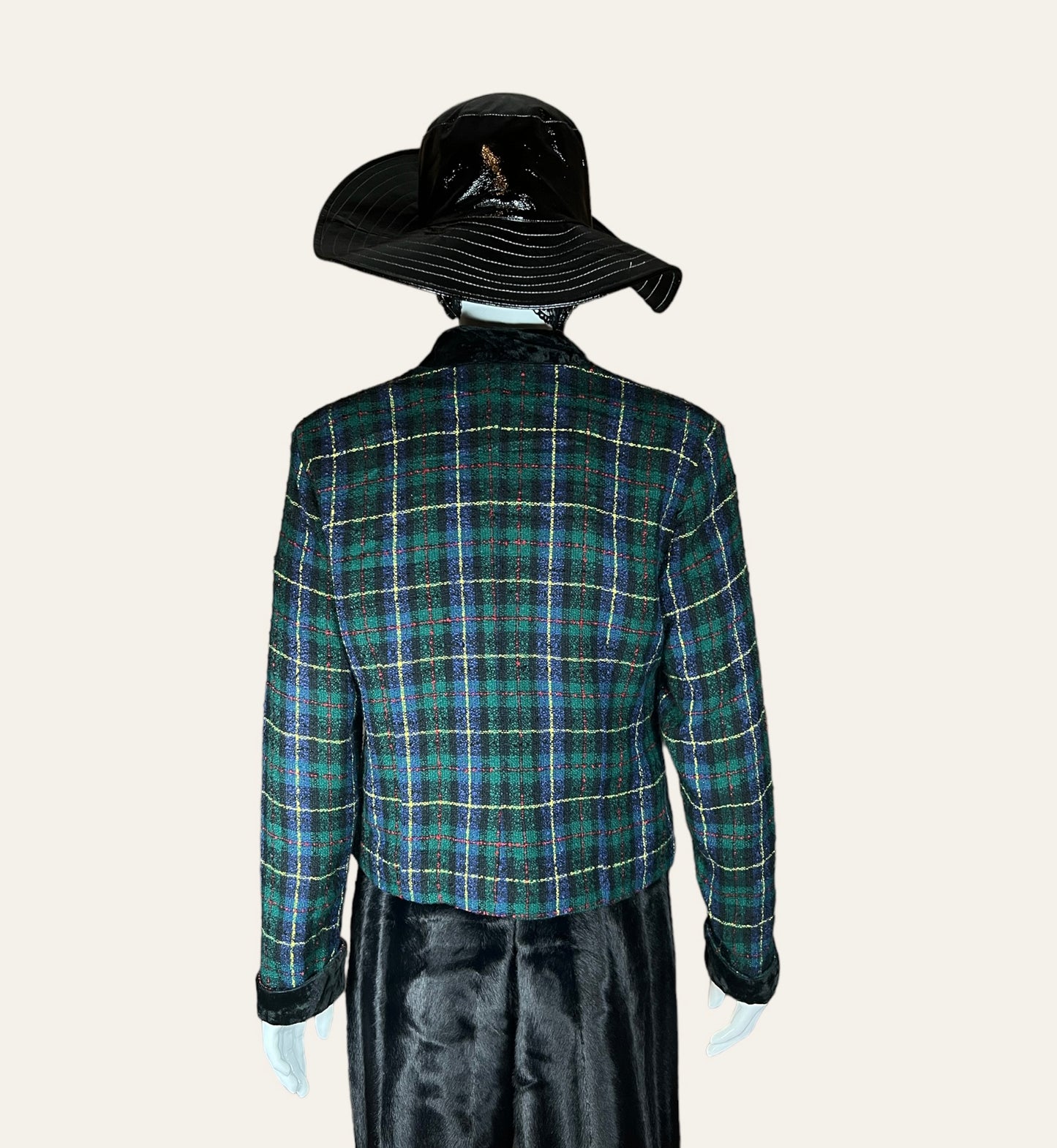 Vintage Green Plaid Jacket