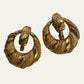 Monet Doorknocker Clip On Earrings