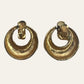 Monet Doorknocker Clip On Earrings