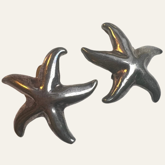 825 Starfish Clip On Earrings