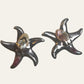 825 Starfish Clip On Earrings