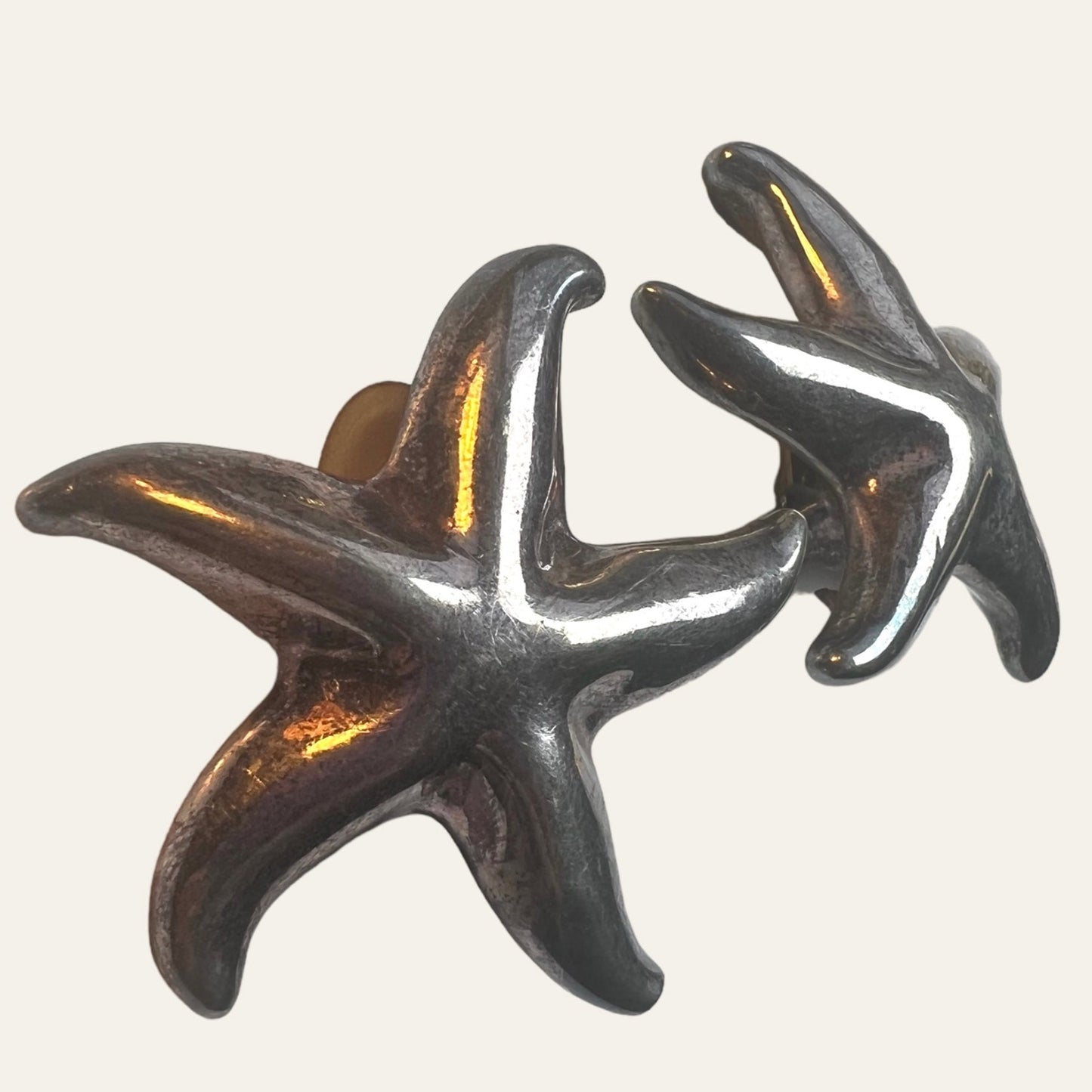 825 Starfish Clip On Earrings