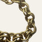 Matt Gold tone Chain Link Bracelet