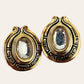 1980's Fendi Clip On Earrings