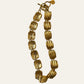 1980's Anne Klein Chunky Gold Tone Necklace