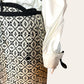 Vintage Folk Revival Skirt, Vest And Bag Knit Ensemble