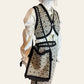 Vintage Folk Revival Skirt, Vest And Bag Knit Ensemble